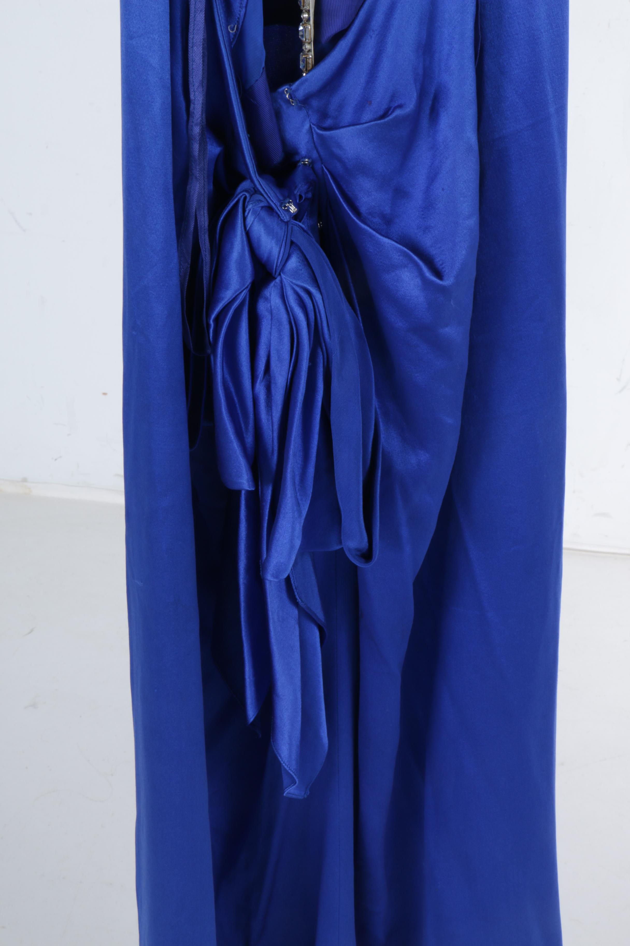 Vintage Oscar de la Renta Silk Evening Gown