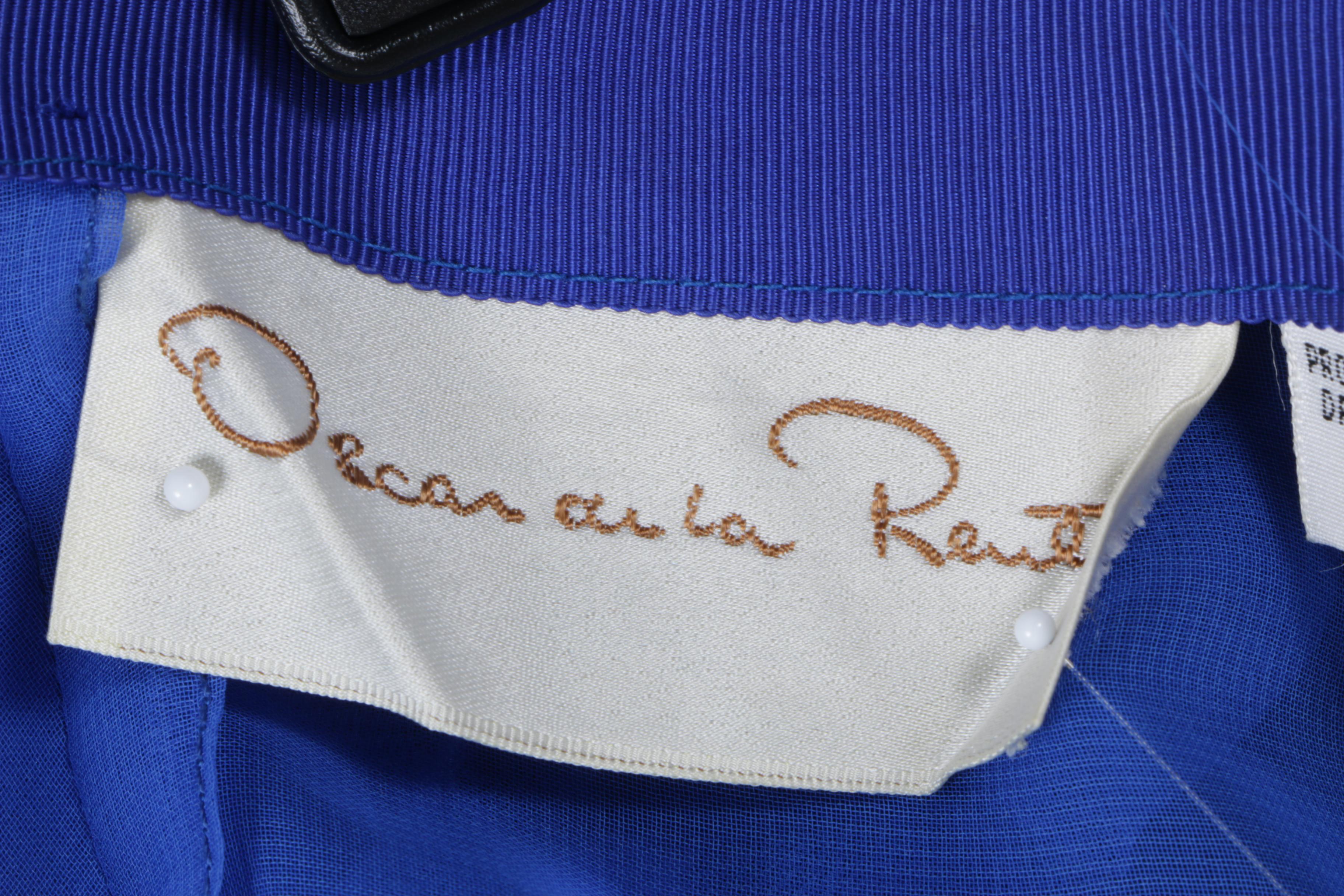 Vintage Oscar de la Renta Silk Evening Gown