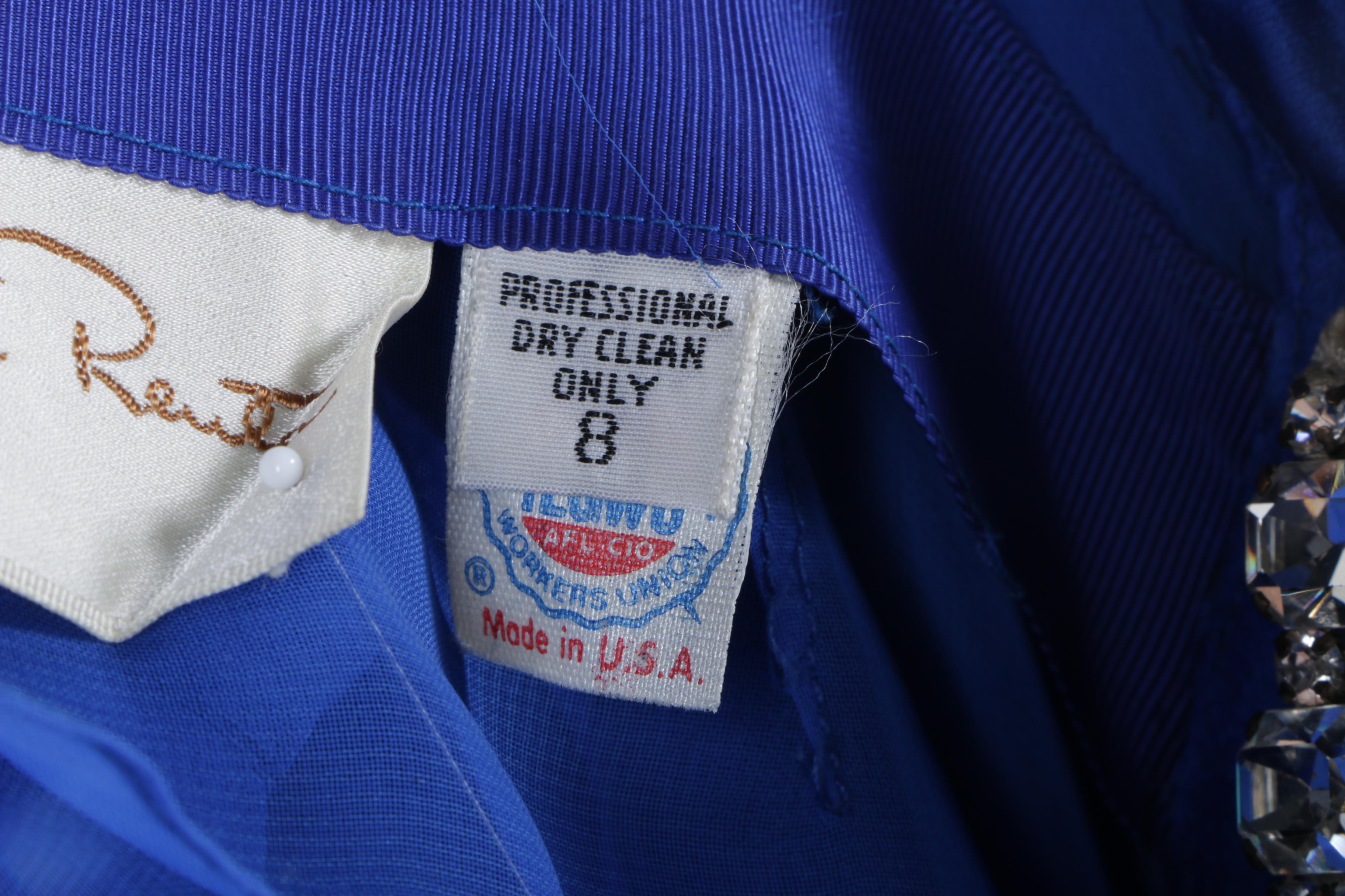 Vintage Oscar de la Renta Silk Evening Gown