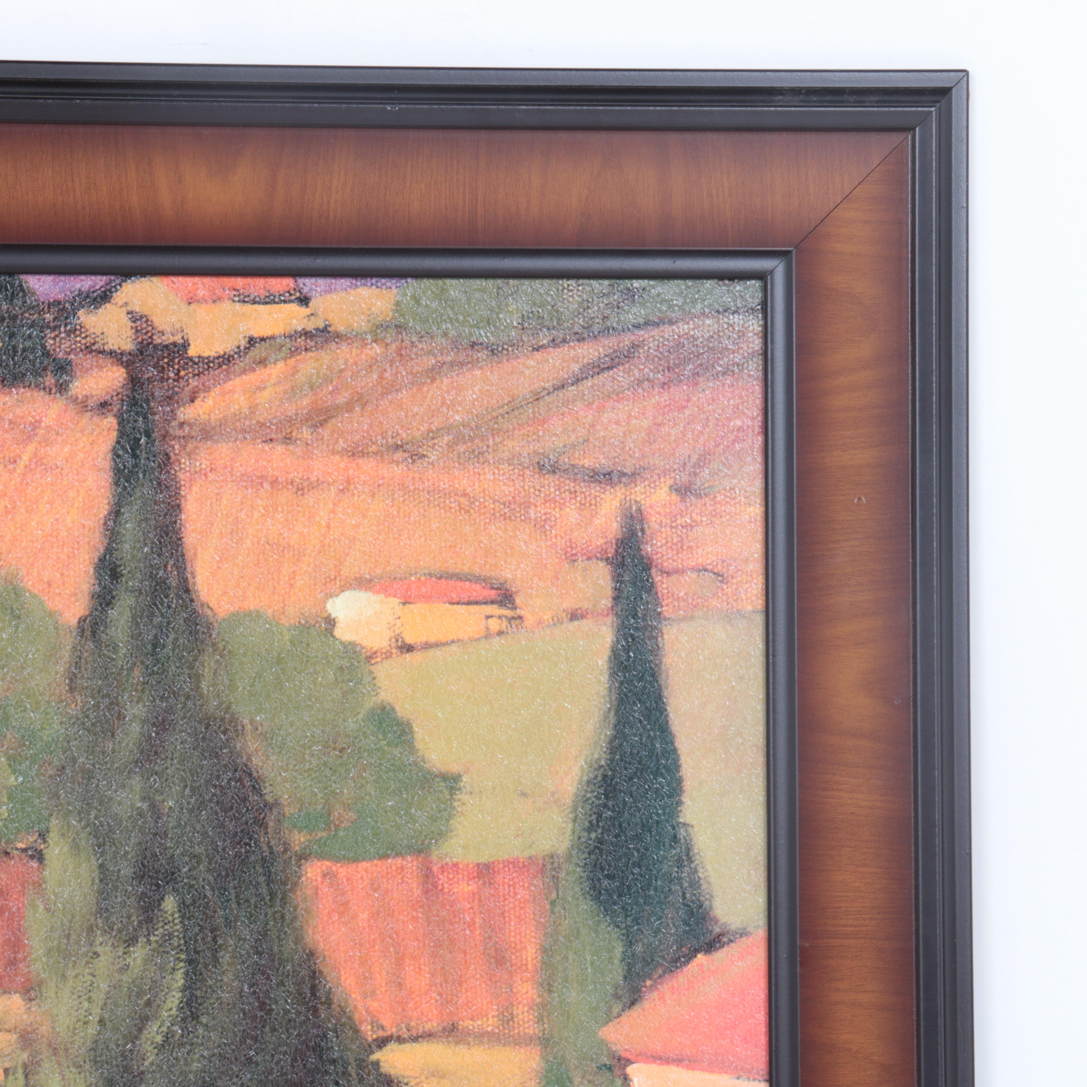 After Philip Craig Giclee on Board "Terracotta Vista"