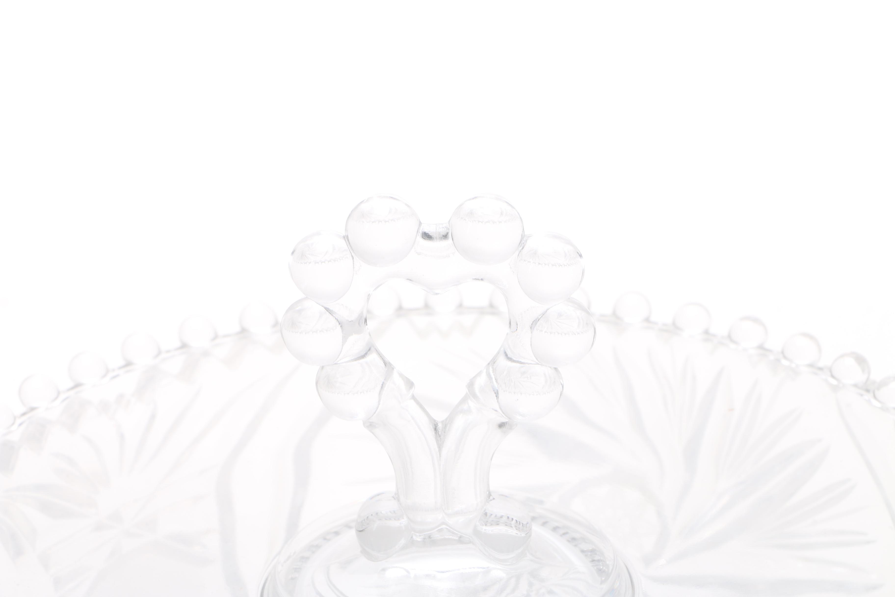 Clear Cut Glass Tableware