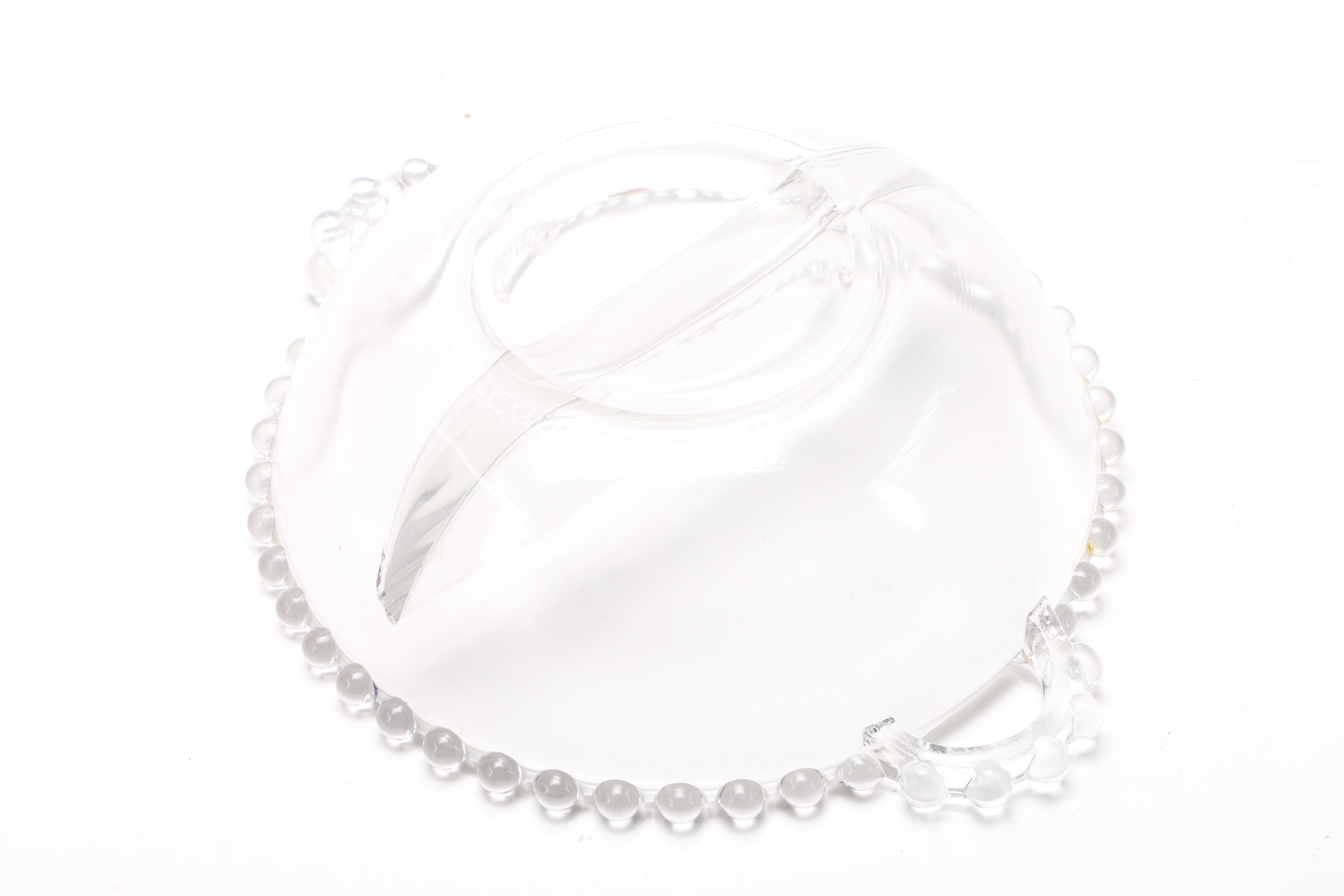 Clear Cut Glass Tableware