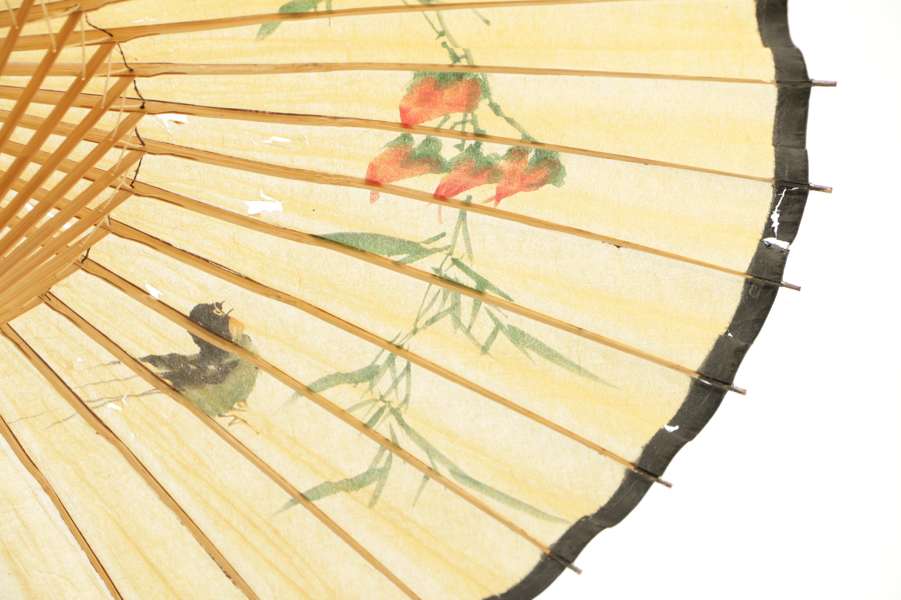 Vintage Parasol and Vanity Items