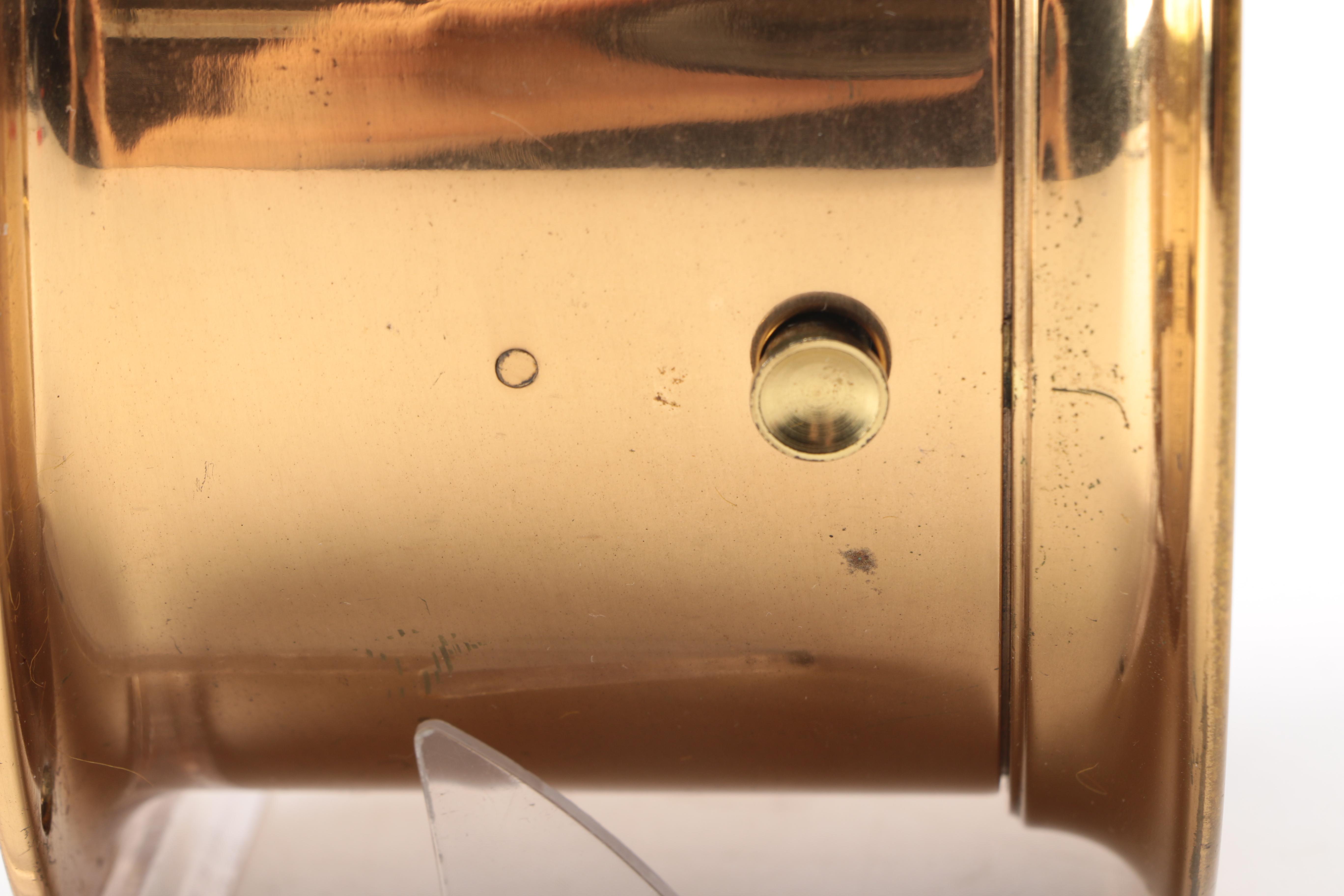 Early 20th Century Brass Ship's Bell Clock by Chelsea Clock Co.