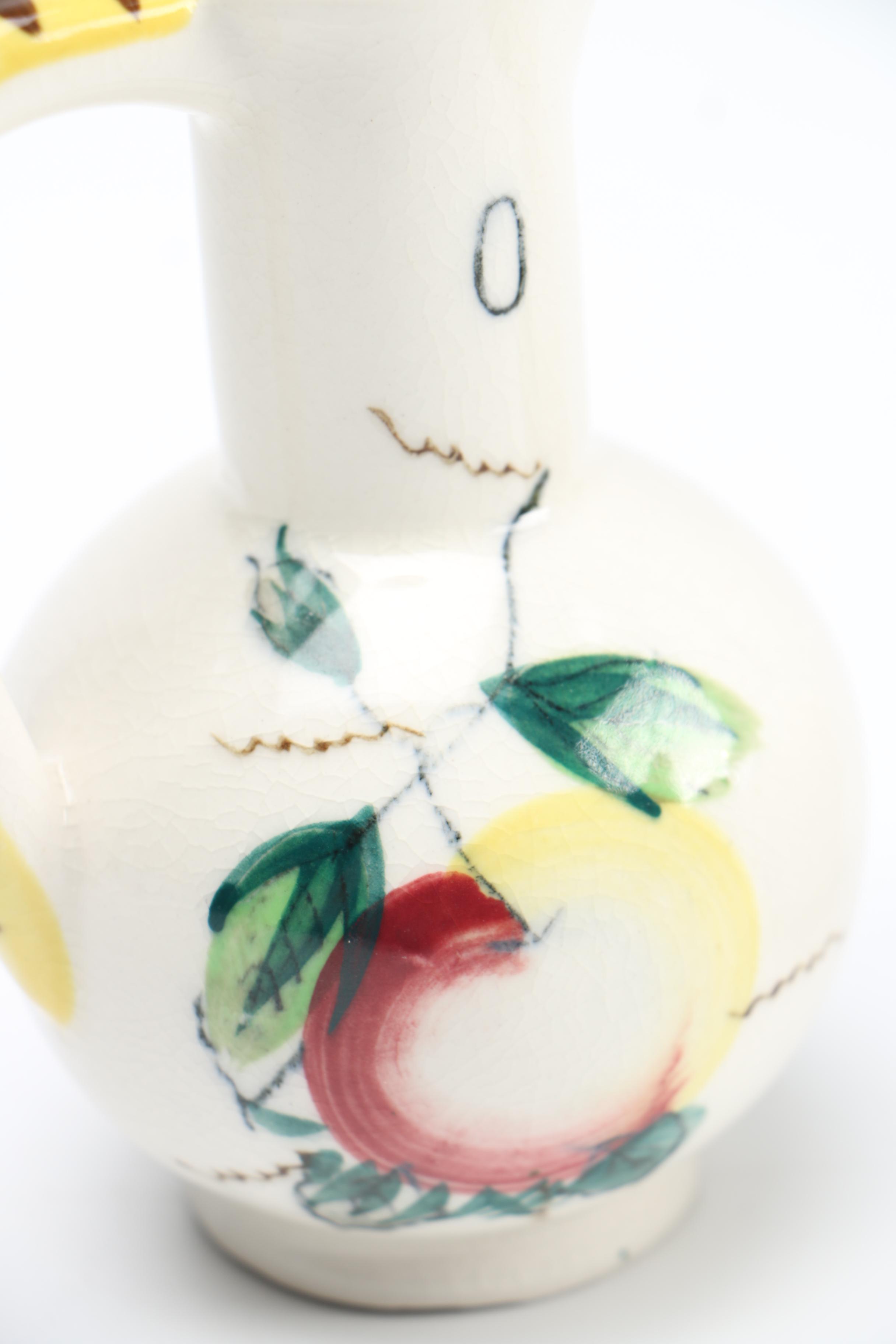 Reflected Summer Theme Pattern Ceramic Pitchers