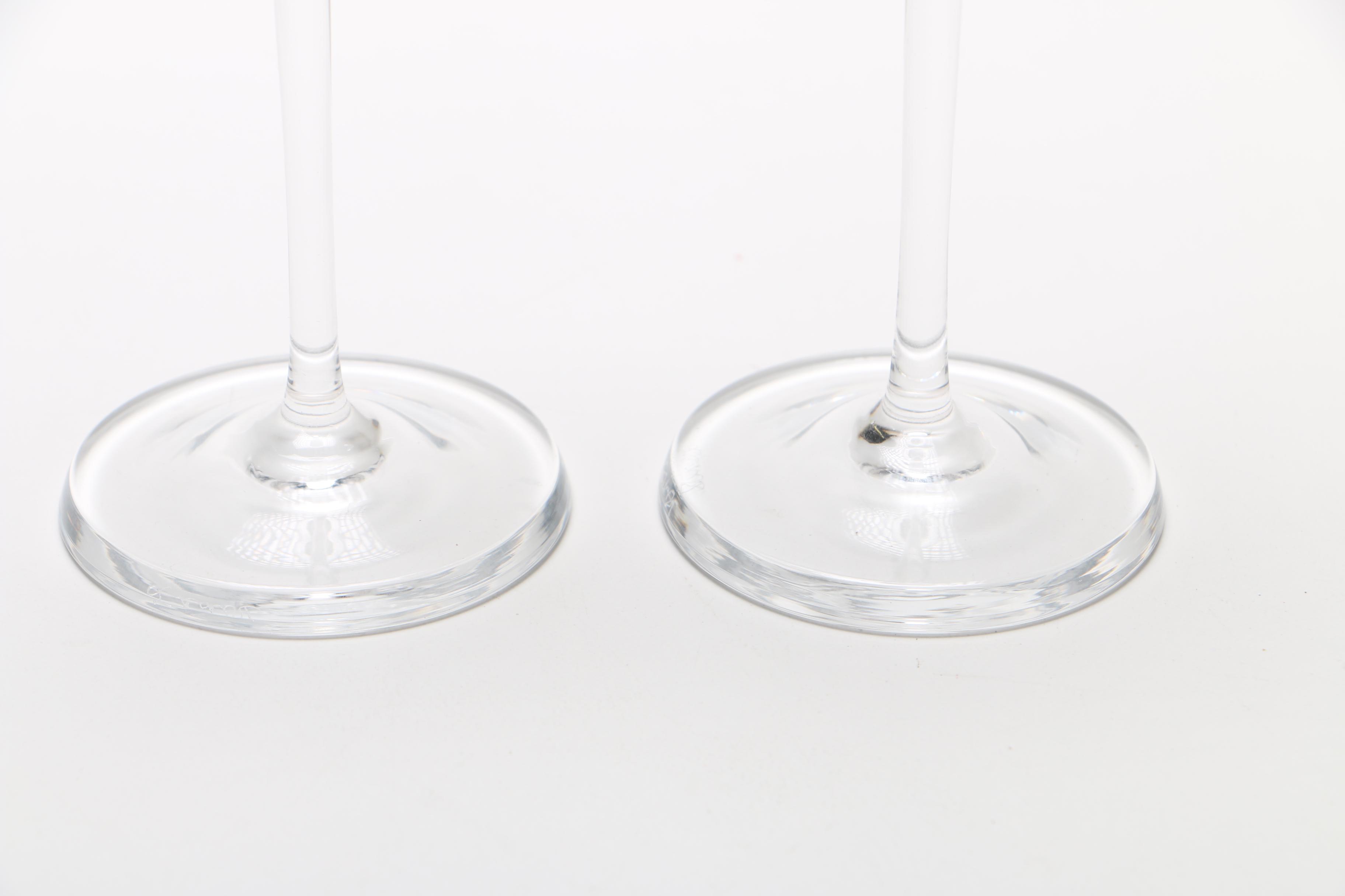 Pair of Stemmed Candlesticks