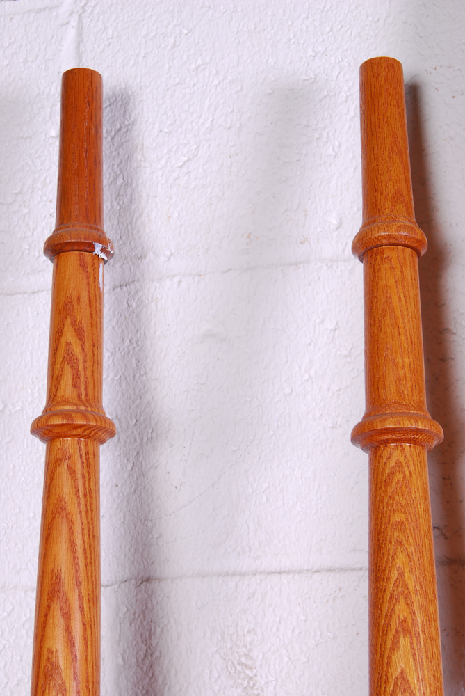 Full Size Oak Poster Bed Frame