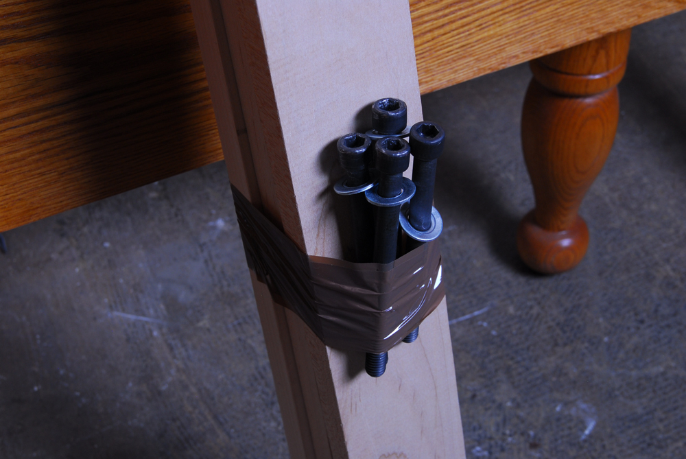 Full Size Oak Poster Bed Frame