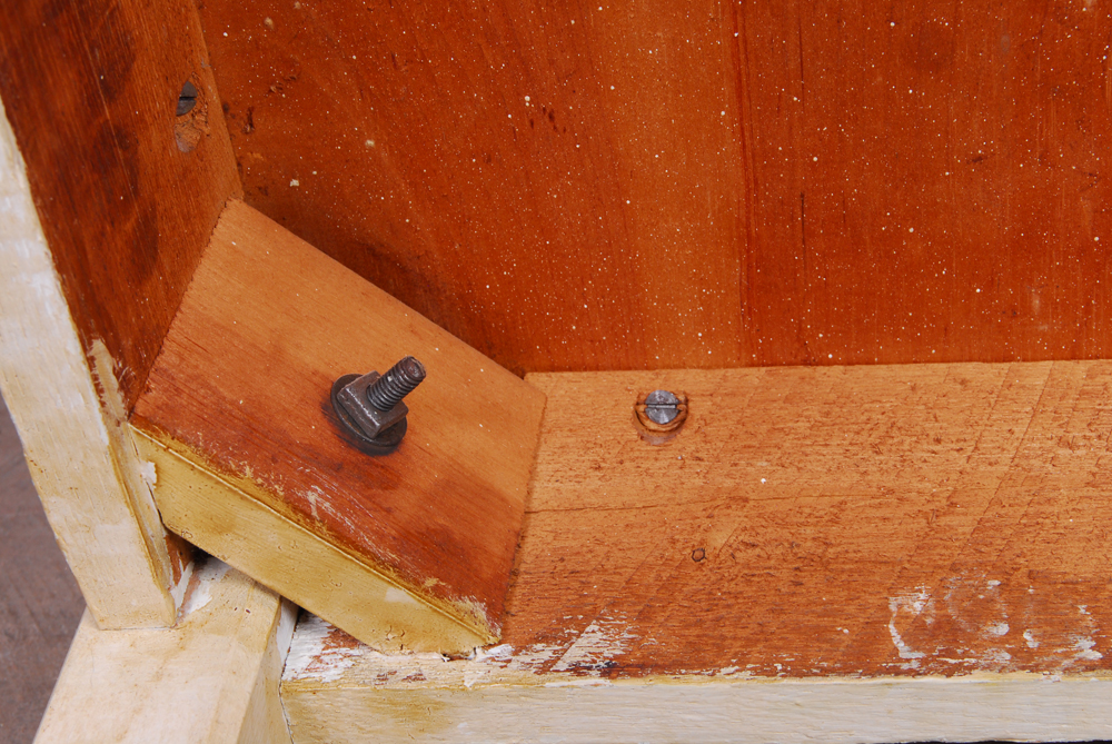 Hand Painted Floral Accent Table