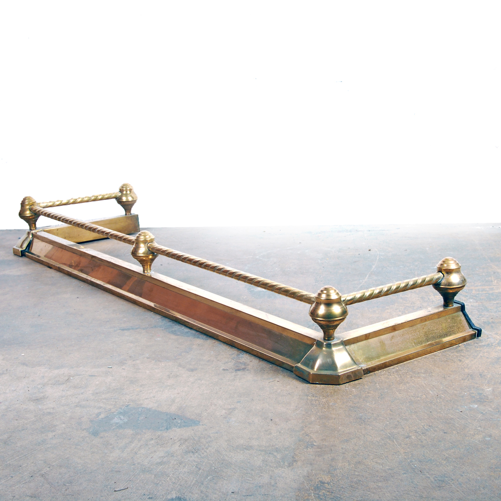 Brass Fireplace Fender