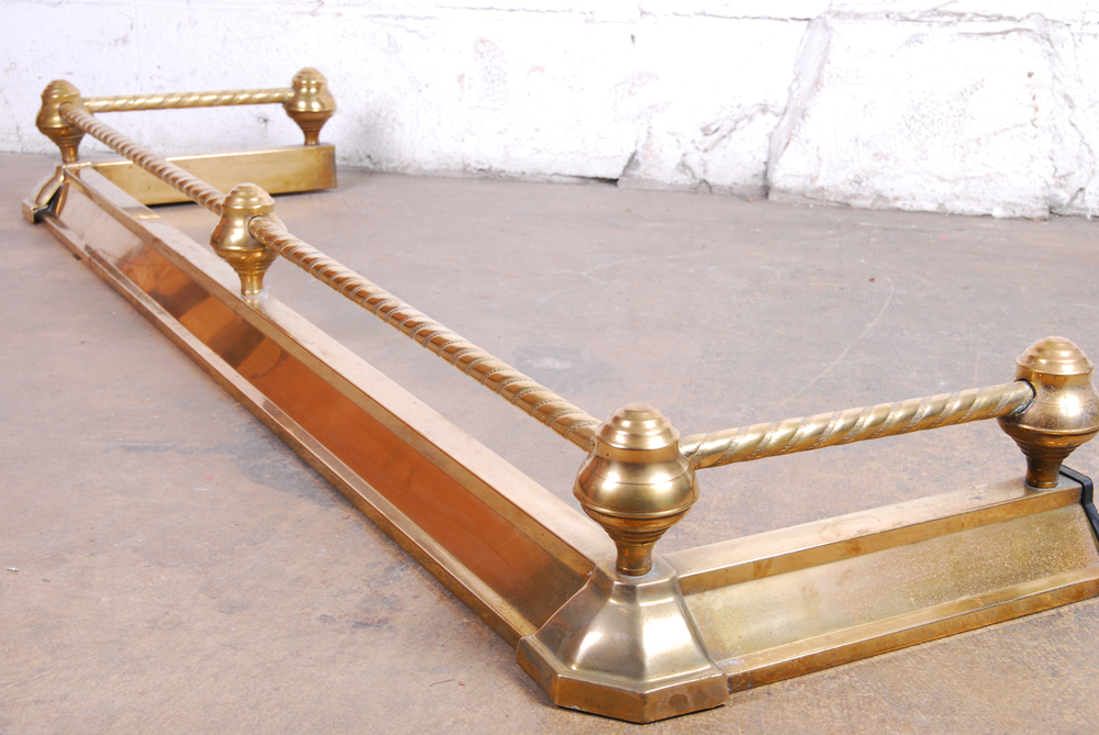 Brass Fireplace Fender