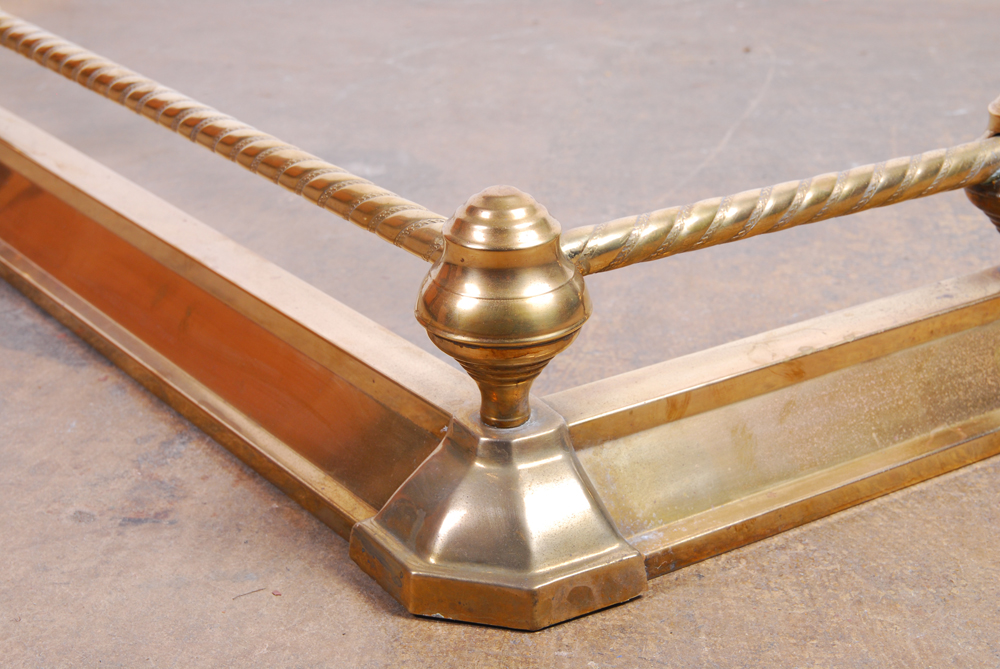 Brass Fireplace Fender