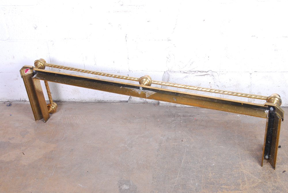 Brass Fireplace Fender