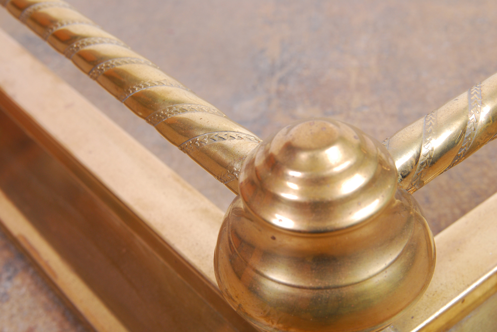 Brass Fireplace Fender