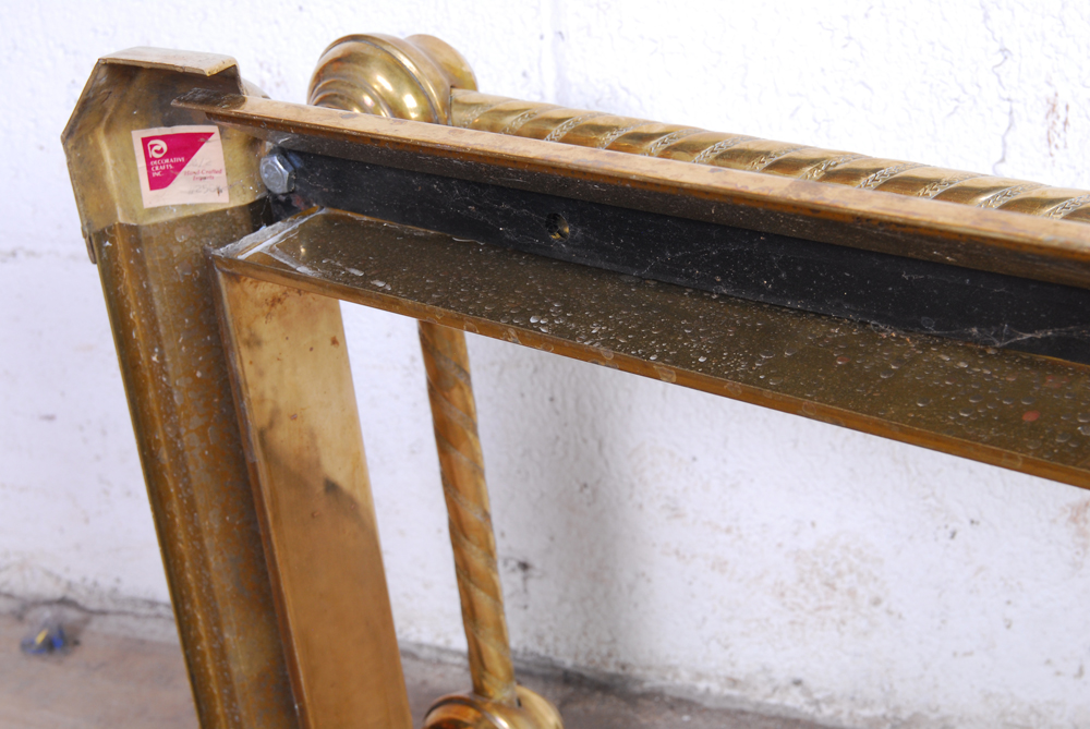 Brass Fireplace Fender