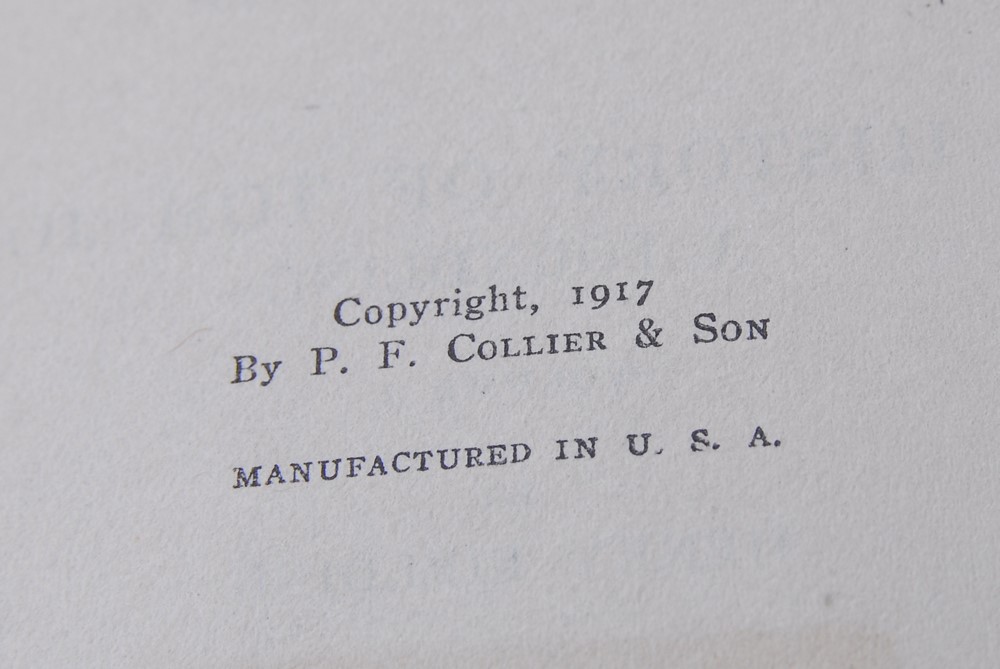 Bookcase Stack With "The Harvard Classics " Book Series