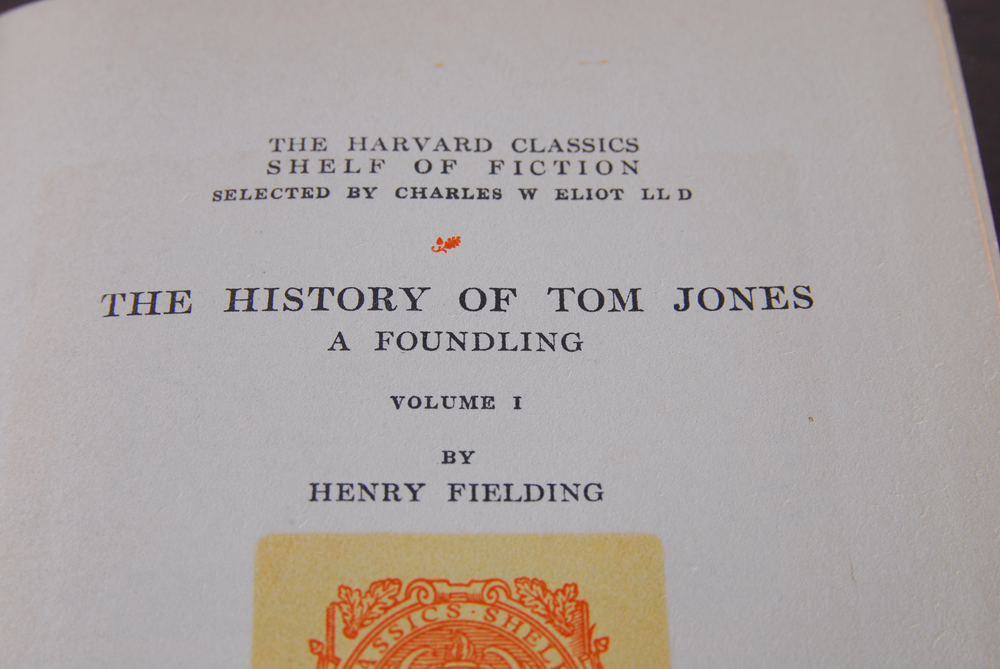 Bookcase Stack With "The Harvard Classics " Book Series