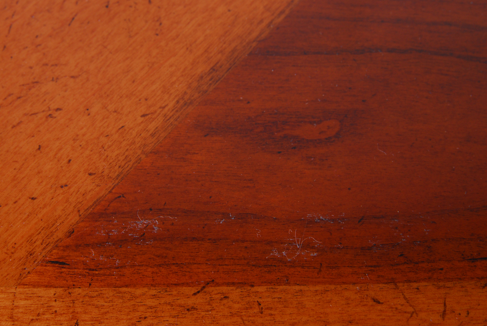 Solid Wood Dining Table With X-Pattern Top