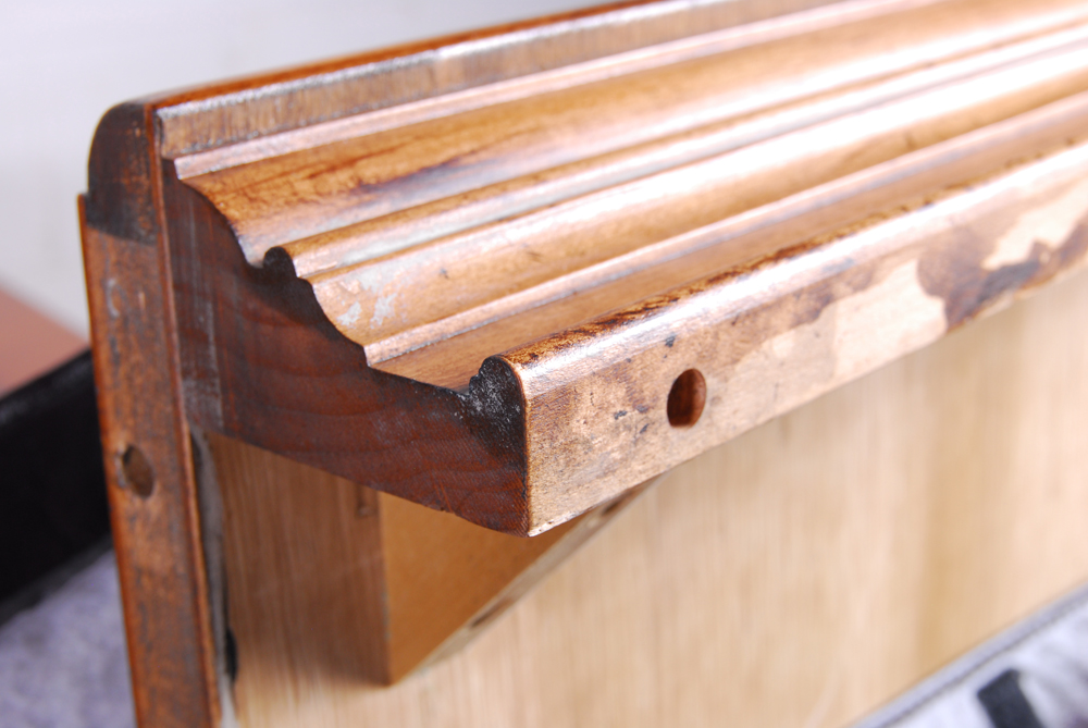 Solid Wood Dining Table With X-Pattern Top