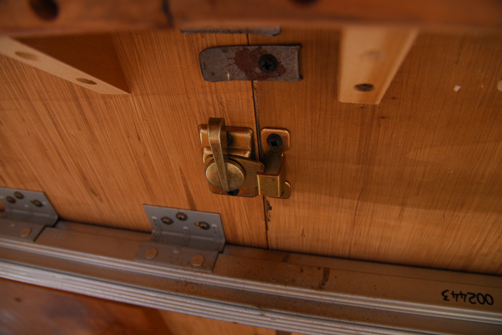Solid Wood Dining Table With X-Pattern Top