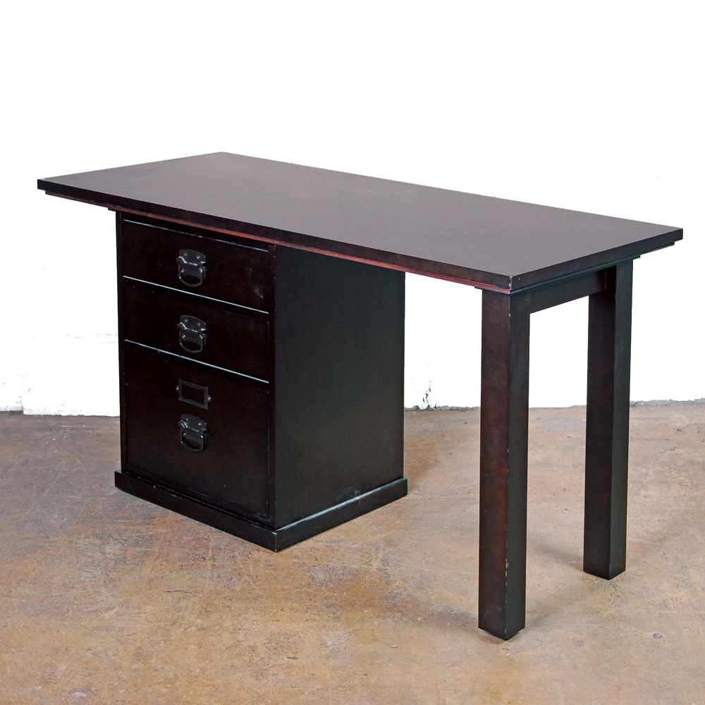 "Bedford" Desk with Filing Cabinet by Pottery Barn