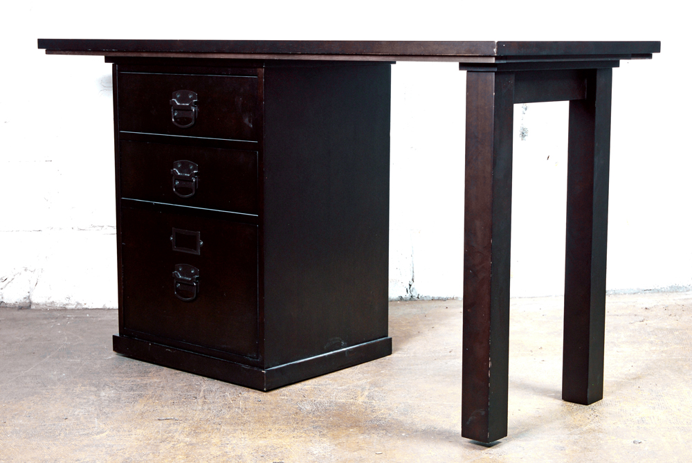 "Bedford" Desk with Filing Cabinet by Pottery Barn