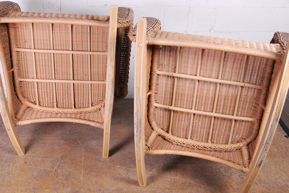 "Plantation" Wicker Rockers by Summer Classics