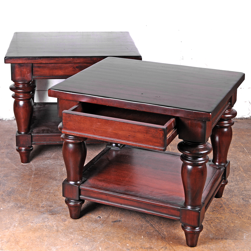 "Plantation" Side Tables by Pottery Barn