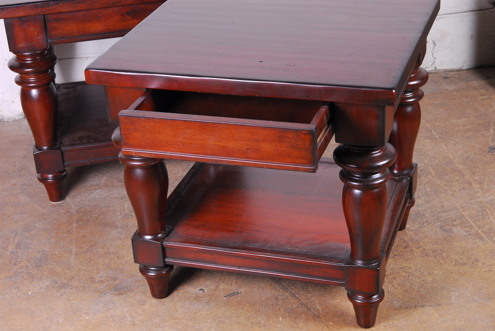 "Plantation" Side Tables by Pottery Barn