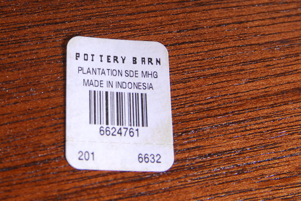 "Plantation" Side Tables by Pottery Barn