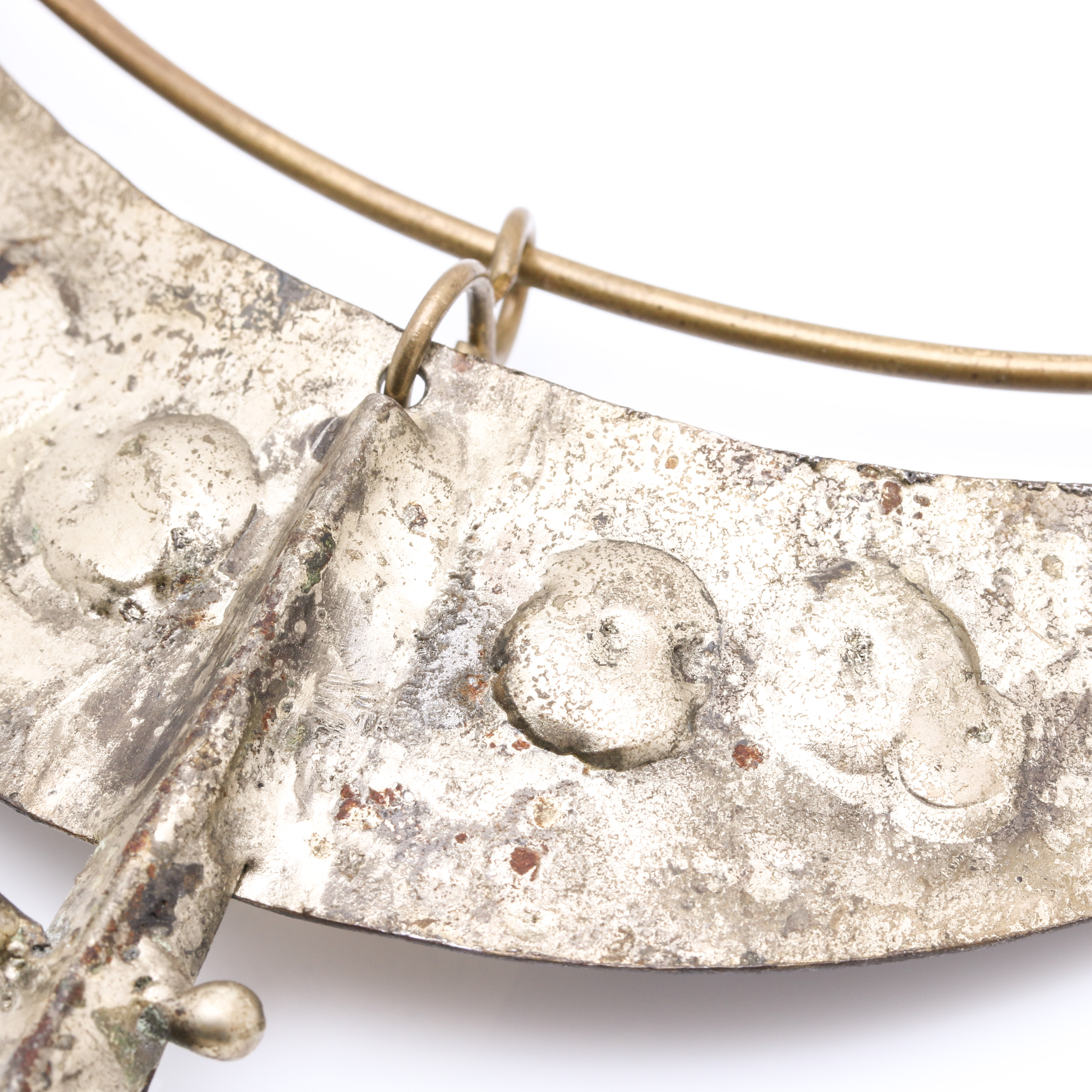 Segmented Brass Neck Piece