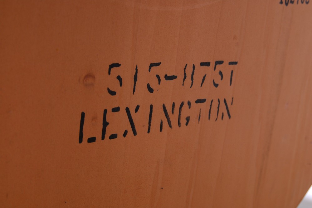 "Tommy Bahama" Pineapple Motif Round Wood Table by Lexington