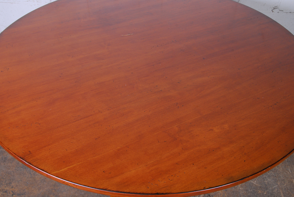 "Tommy Bahama" Pineapple Motif Round Wood Table by Lexington