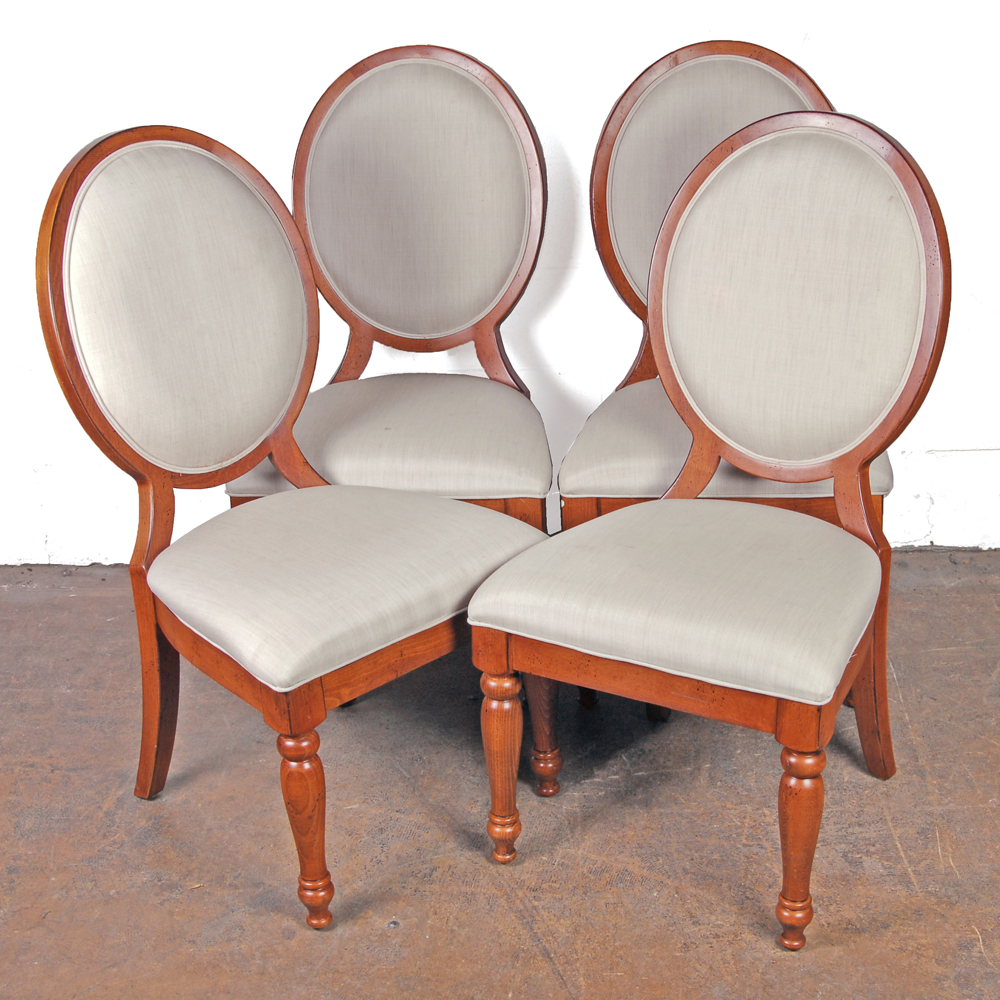 Set of Upholstered Dining Chairs
