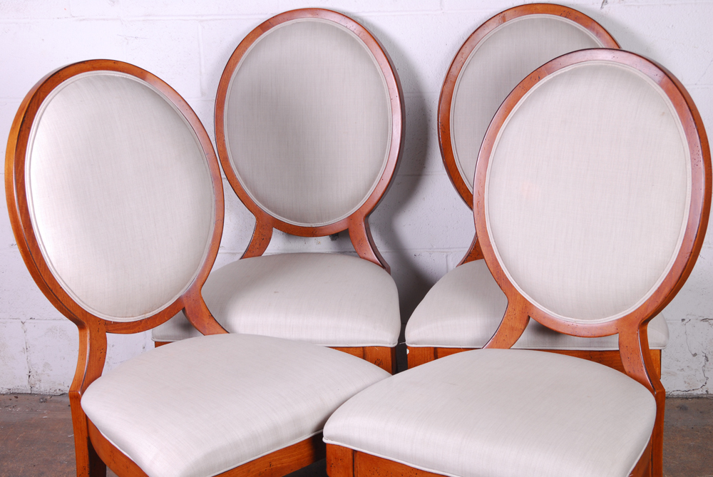Set of Upholstered Dining Chairs