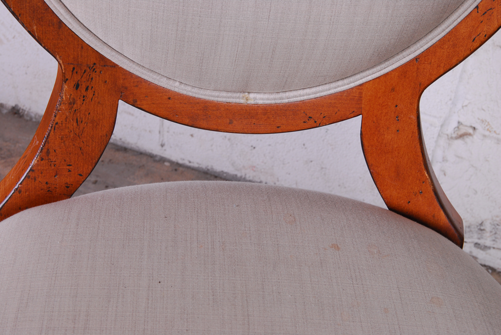 Set of Upholstered Dining Chairs