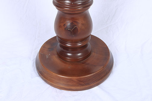 Wooden Plant Stand and Marble Top Side Table