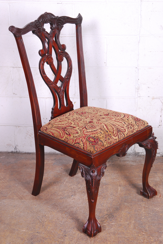 Set of Mahogany Chippendale Dining Chairs