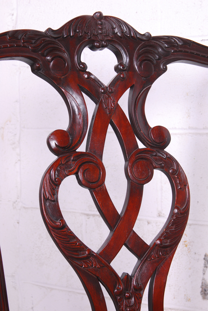 Set of Mahogany Chippendale Dining Chairs