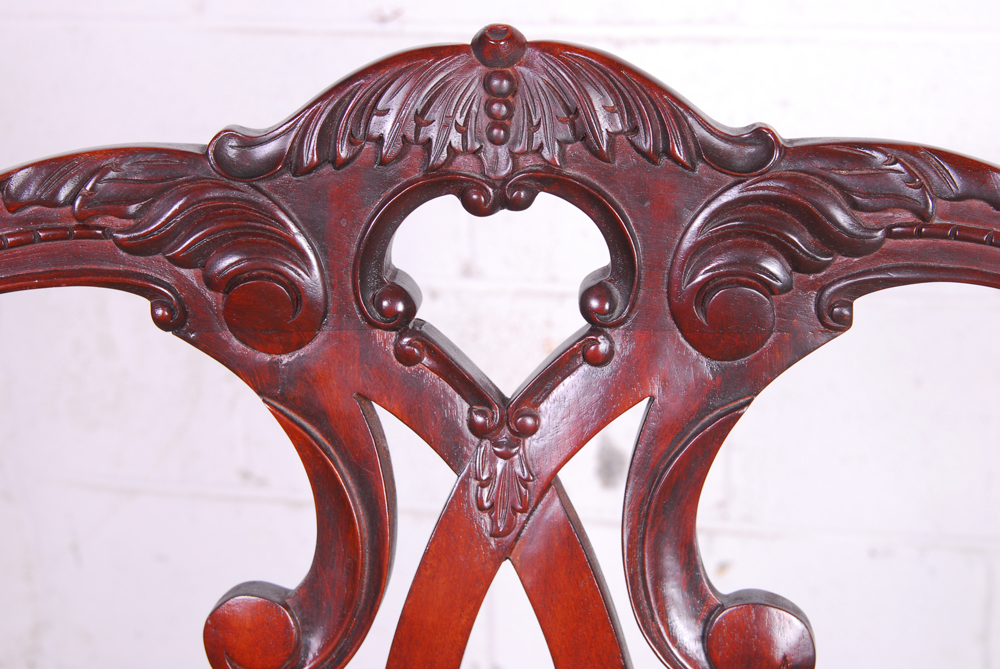 Set of Mahogany Chippendale Dining Chairs