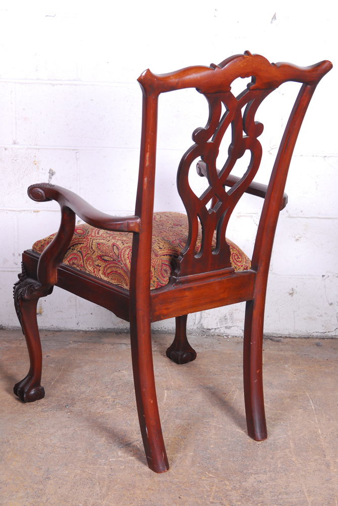 Set of Mahogany Chippendale Dining Chairs