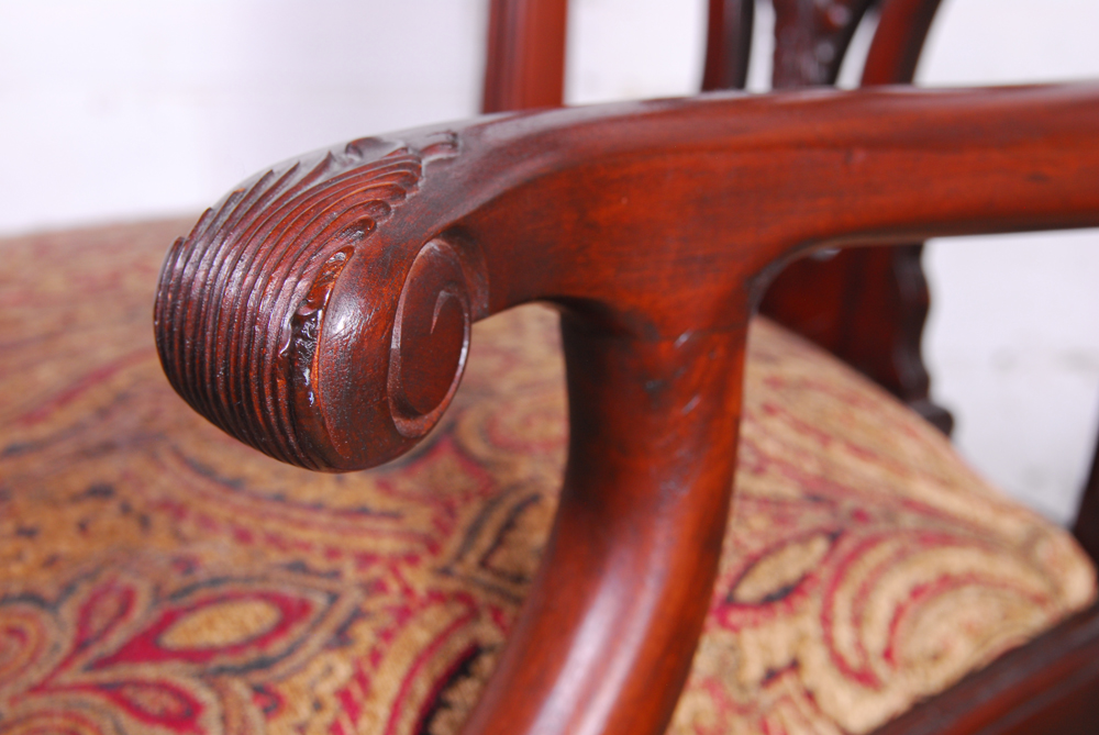 Set of Mahogany Chippendale Dining Chairs
