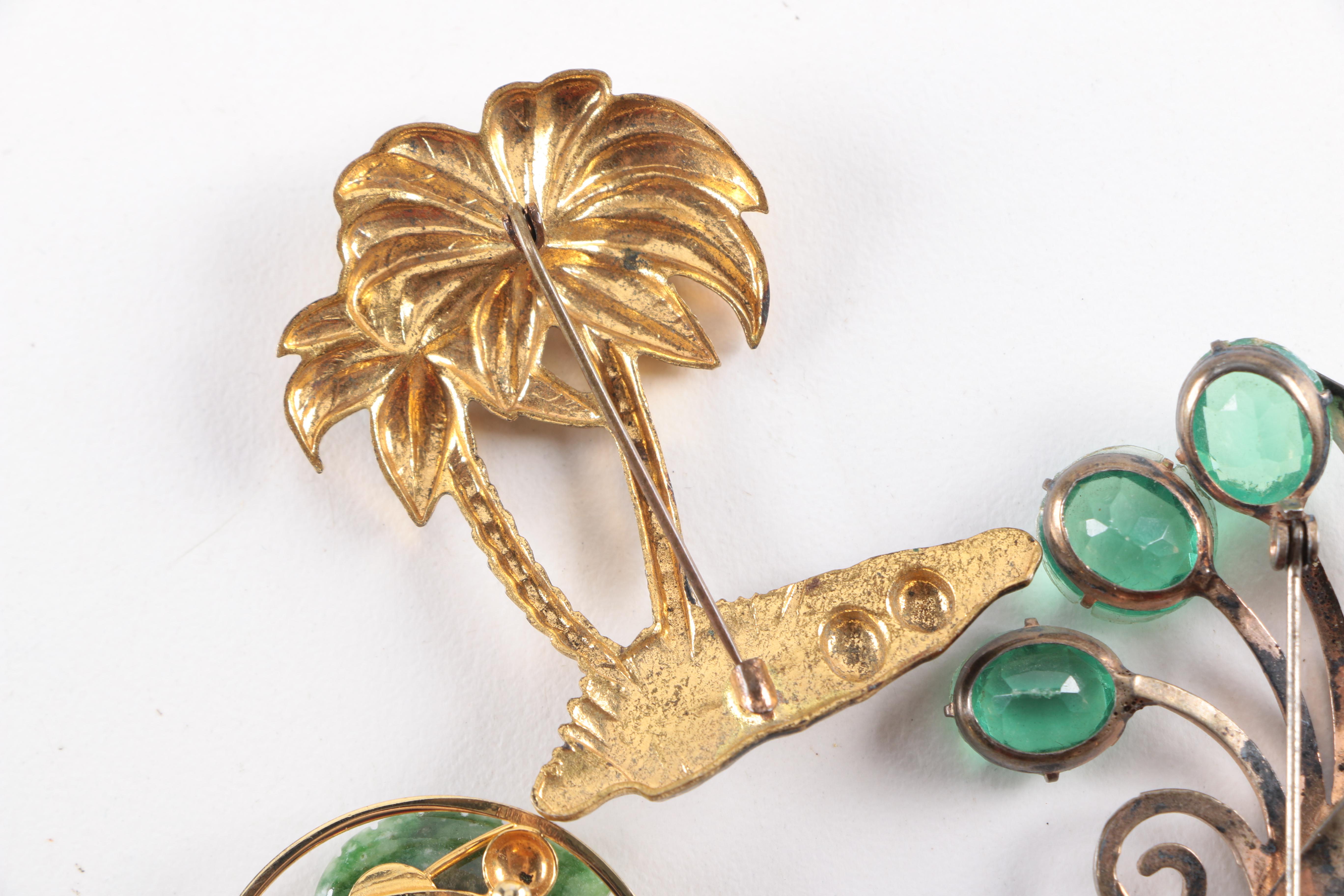 Vintage Jewelry Including Sterling Featuring Operculum Shells