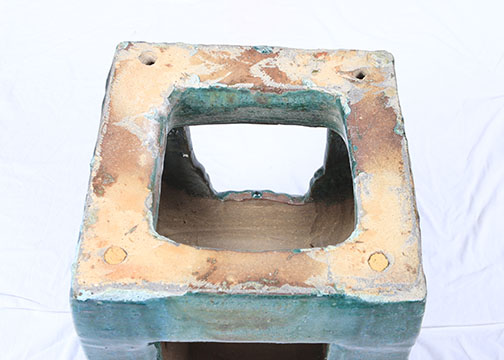 Pair of Ceramic Side Tables