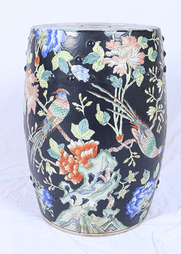 Pair of Ceramic Side Tables