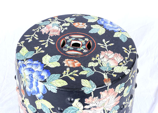 Pair of Ceramic Side Tables