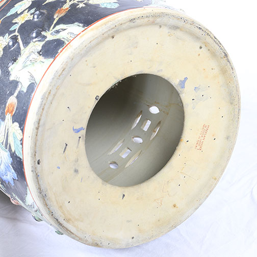 Pair of Ceramic Side Tables