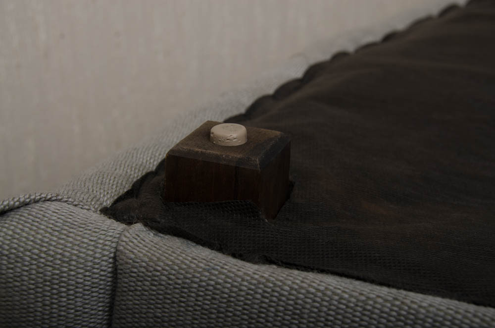 Modern Pleated Caterpillar Sectional Sofa