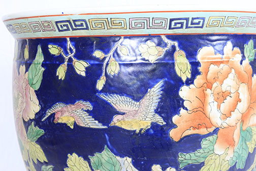 Chinese Porcelain Planters With Stands