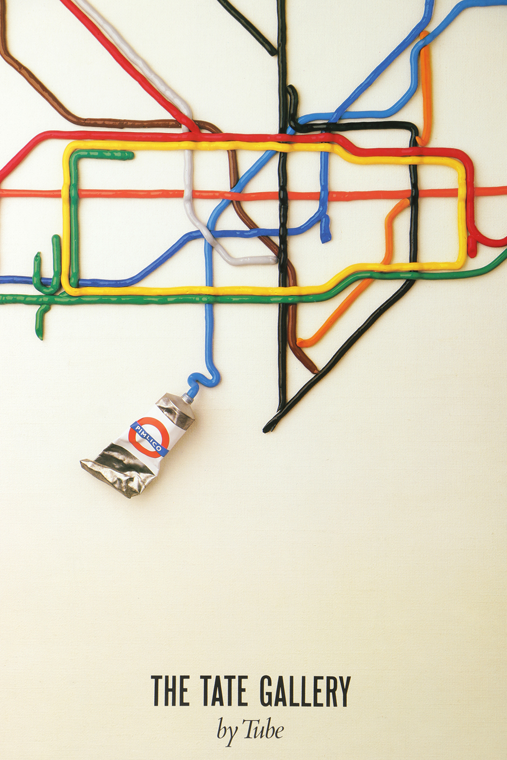 London Underground Offset Lithograph Poster "The Tate Gallery"